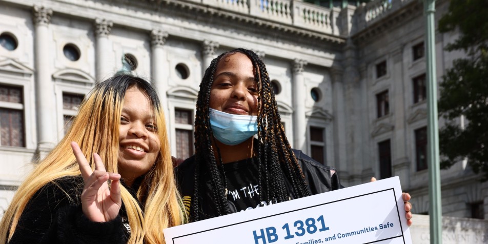 Alex and Anahi in Harrisburg for HB1381