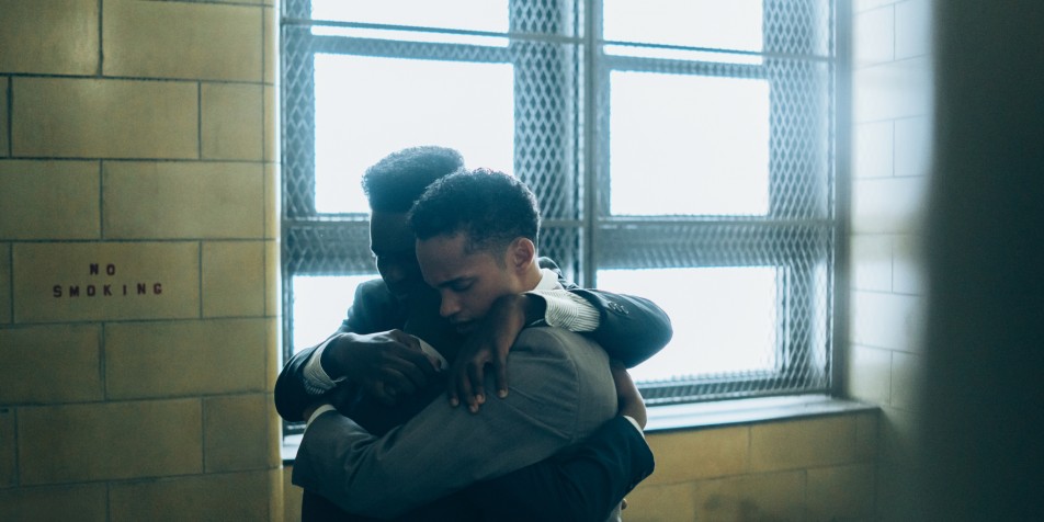 Still photo of youth hugging in When They See Us 